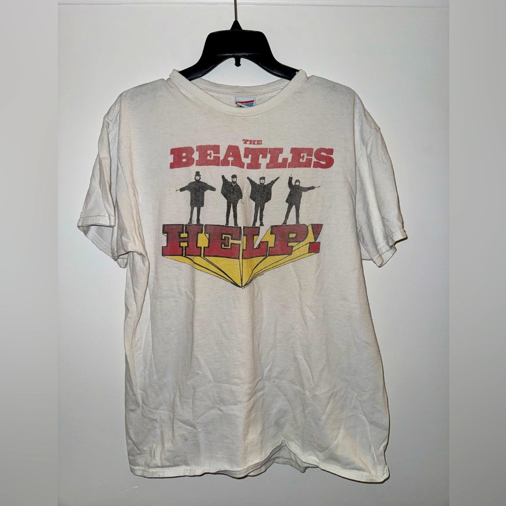 JUNK FOOD Beatles HELP shirt